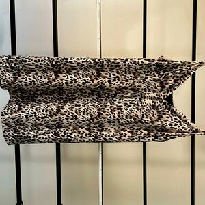 Leopard print lingerie dress large Renè Rofè